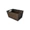 Small Espresso Crate with Chalkboard by Ashland®
